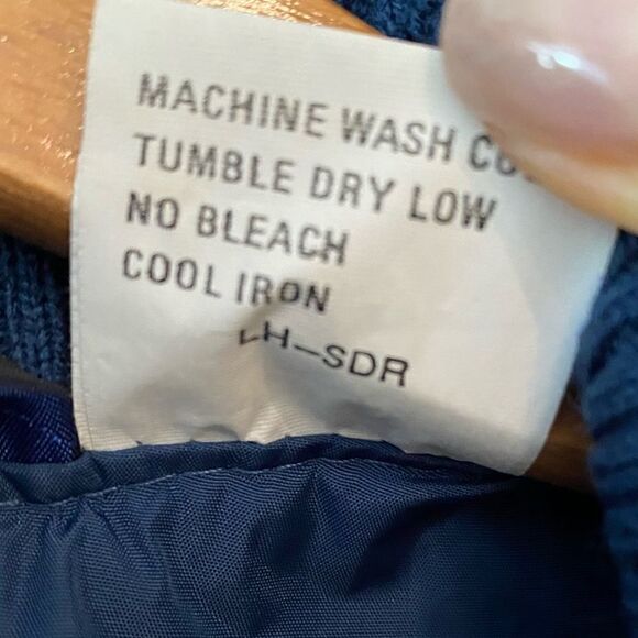 Woolrich Men’s XL Blue Nylon Utility Pockets Nylon Windbreaker - Picture 8 of 11